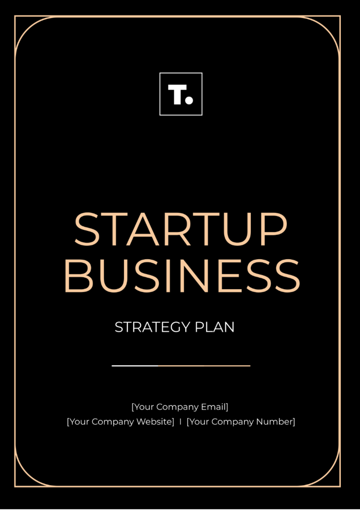 Startup Business Strategy Plan Template - Edit Online & Download