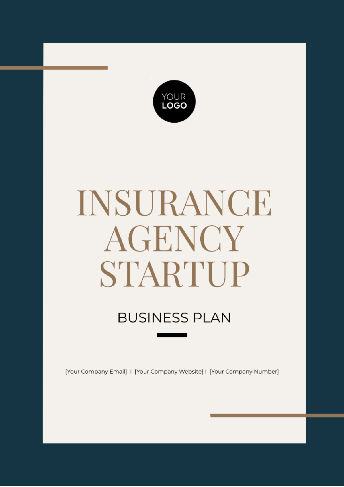 Free Insurance Agency Startup Business Plan Template