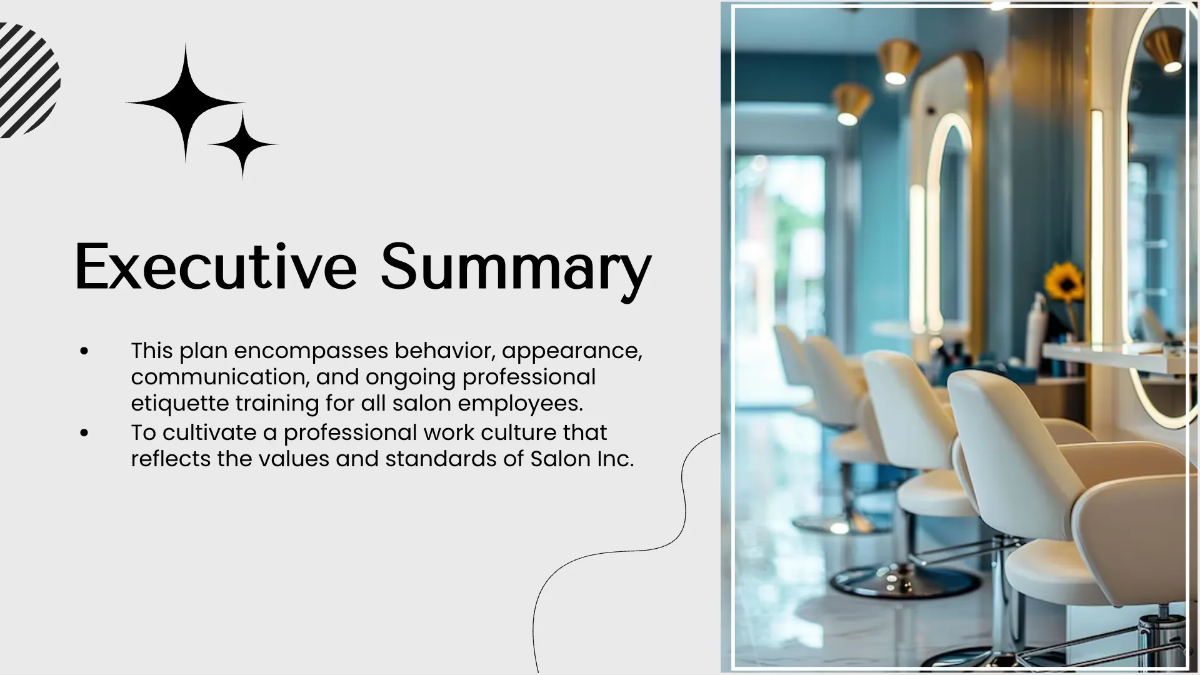 Free Salon Professional Presentation Template to Edit Online