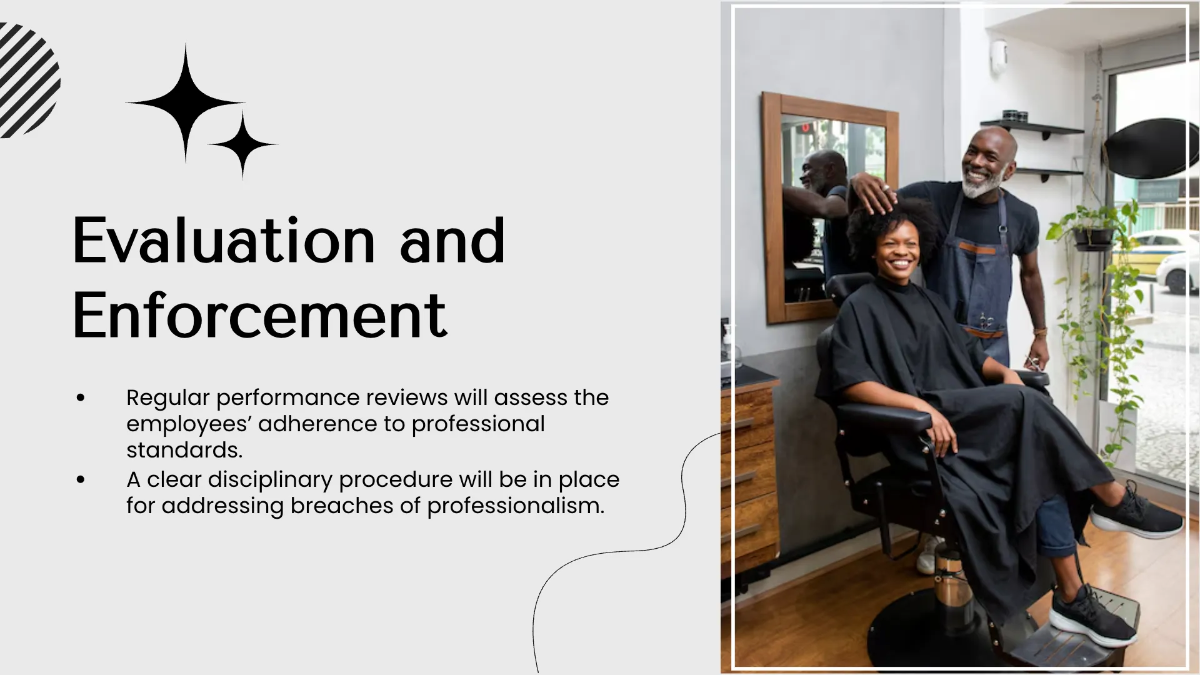 Free Salon Professional Presentation Template to Edit Online