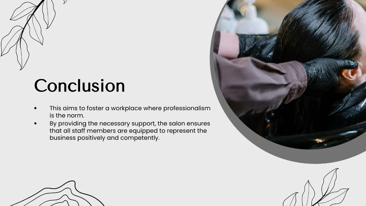 Free Salon Professional Presentation Template to Edit Online