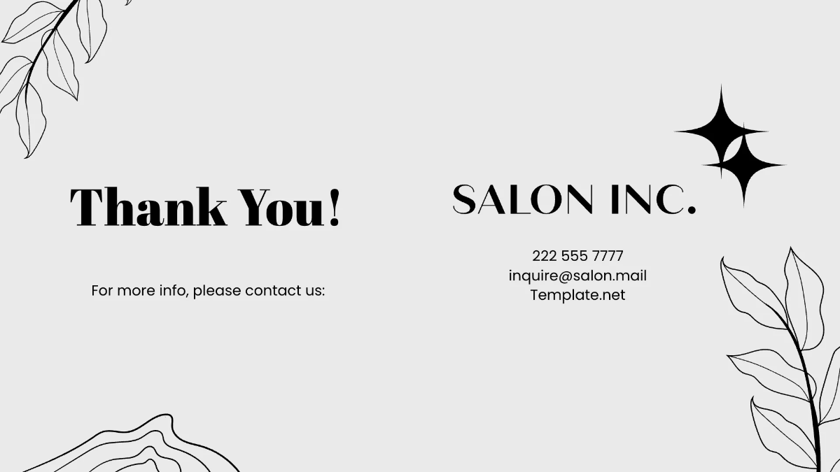 Free Salon Professional Presentation Template to Edit Online