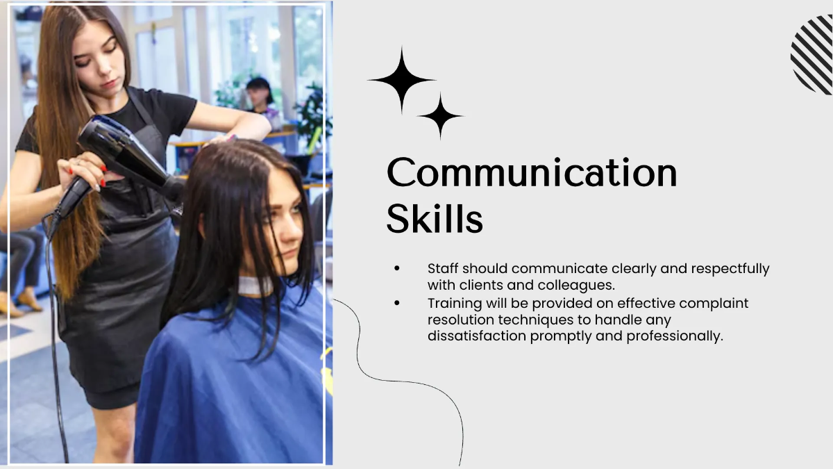 Free Salon Professional Presentation Template to Edit Online
