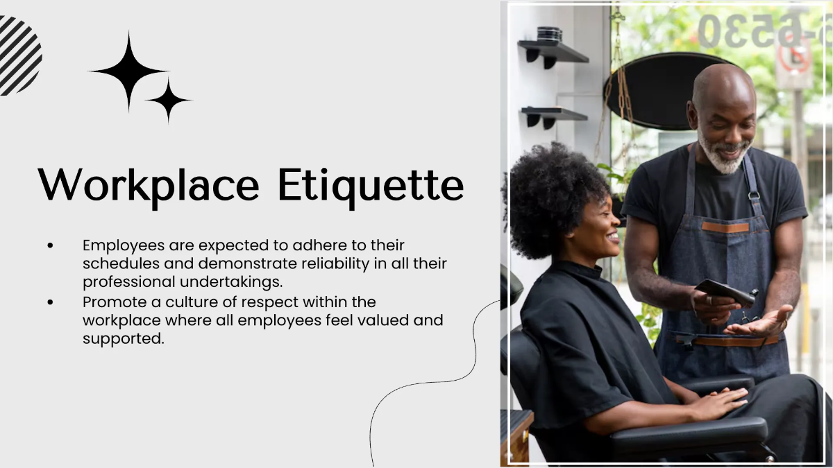 Free Salon Professional Presentation Template to Edit Online