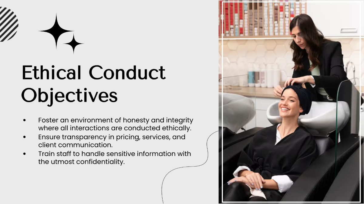 Free Salon Professional Presentation Template to Edit Online