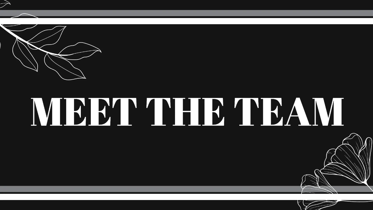 Free Salon Team Presentation Template to Edit Online