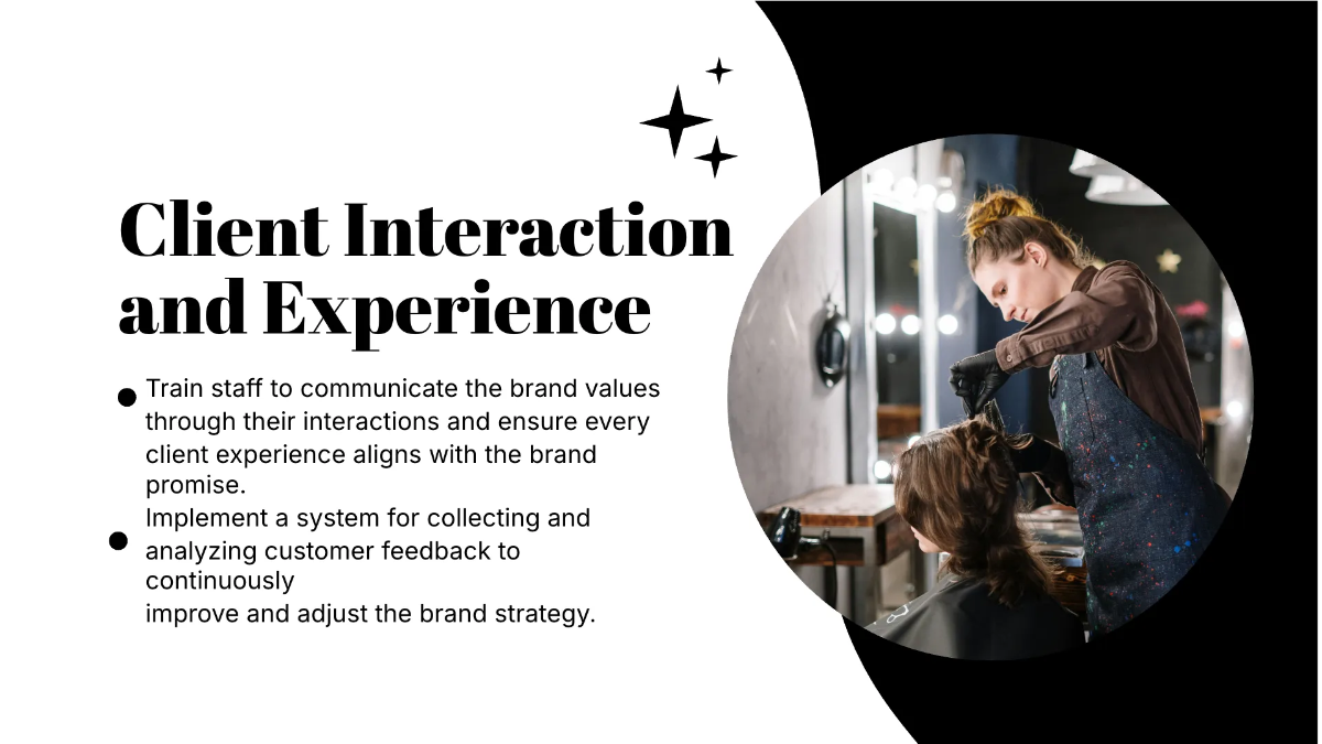 Free Salon Branding Presentation Template to Edit Online