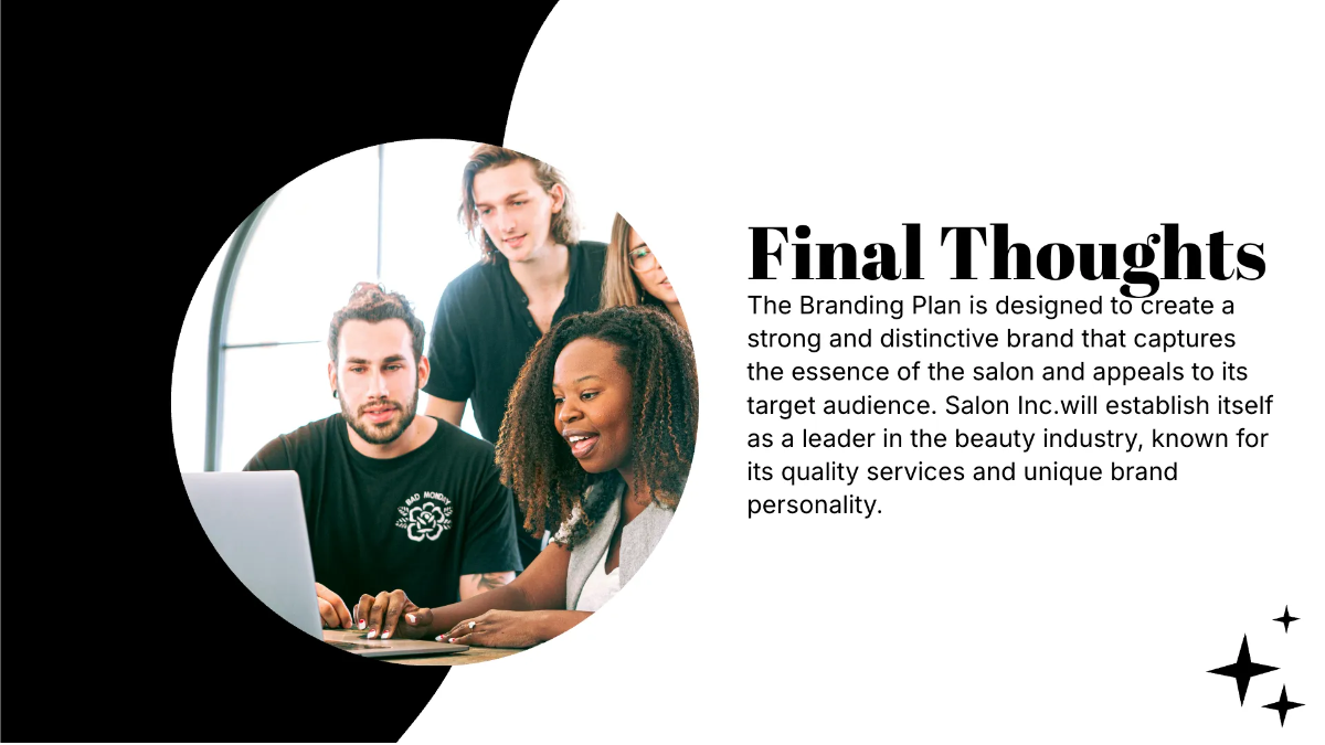 Free Salon Branding Presentation Template to Edit Online