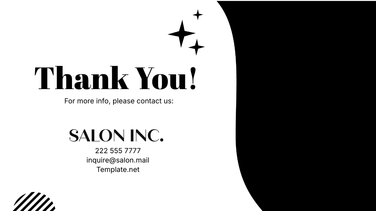 Free Salon Branding Presentation Template to Edit Online