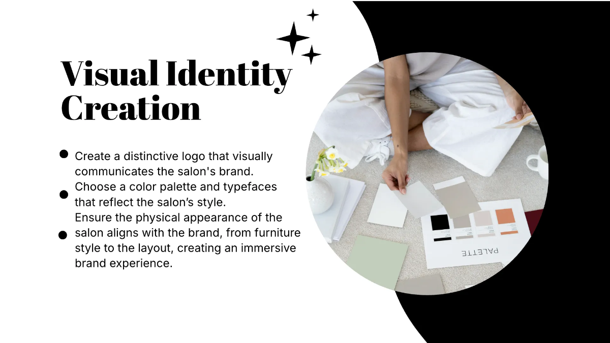 Free Salon Branding Presentation Template to Edit Online
