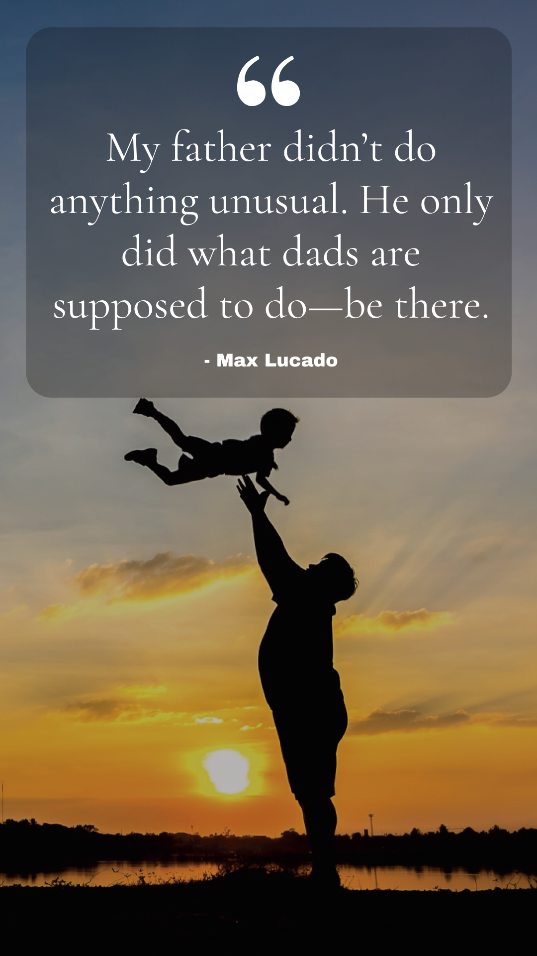 Father's Day Appreciation Quote