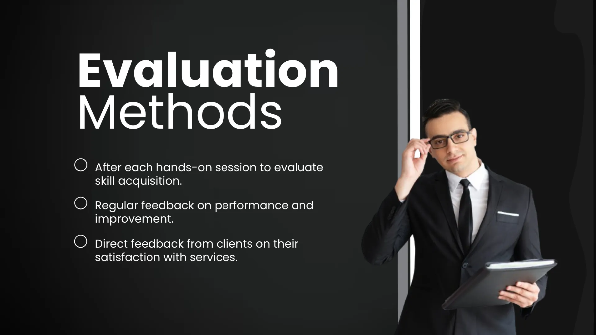 Free Salon Training Presentation Template to Edit Online