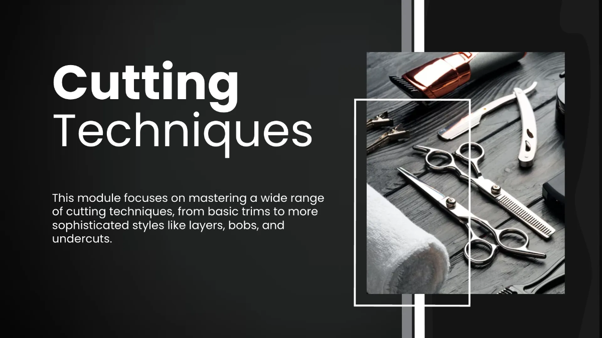 Free Salon Training Presentation Template to Edit Online