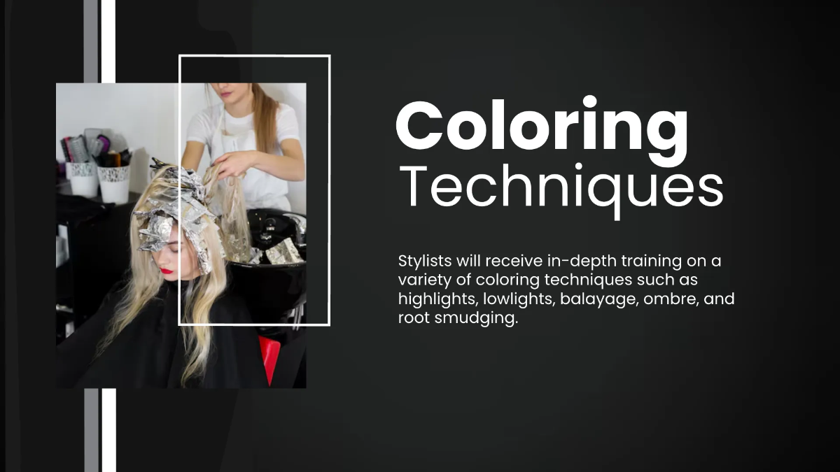 Free Salon Training Presentation Template to Edit Online