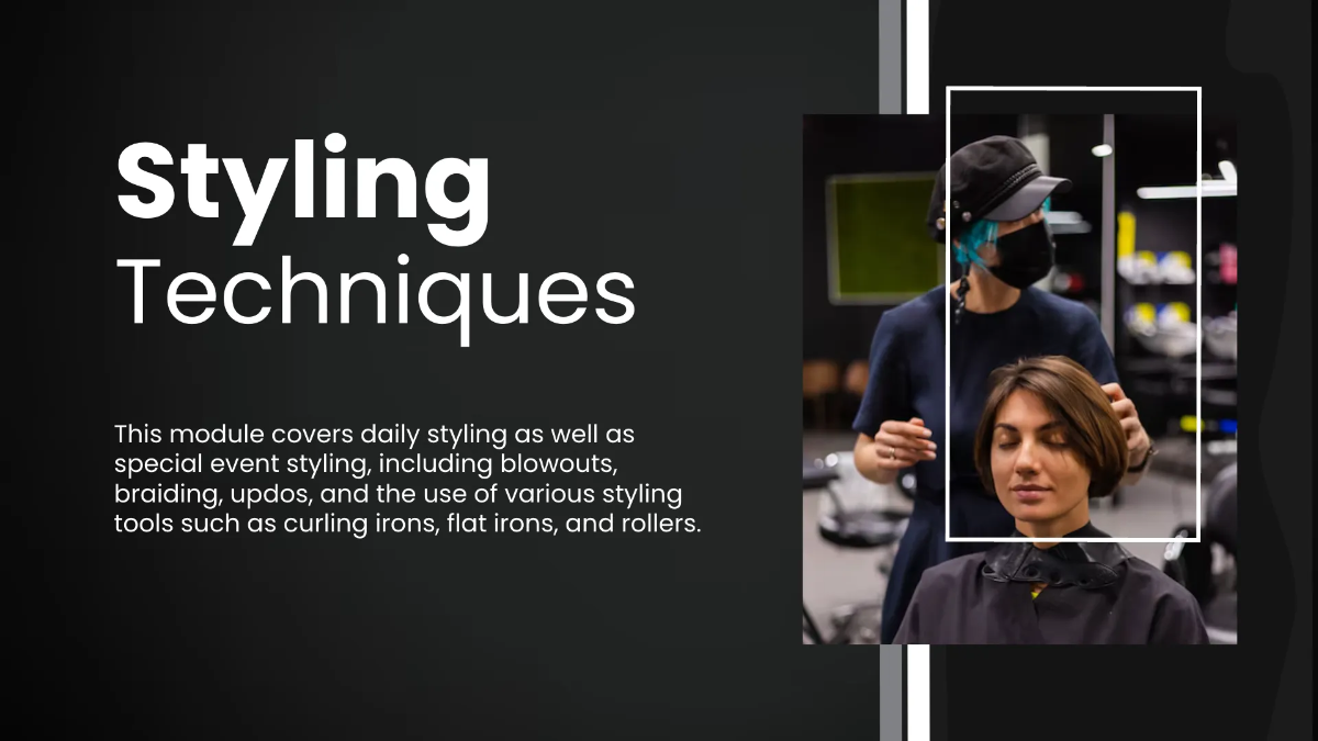 Free Salon Training Presentation Template to Edit Online