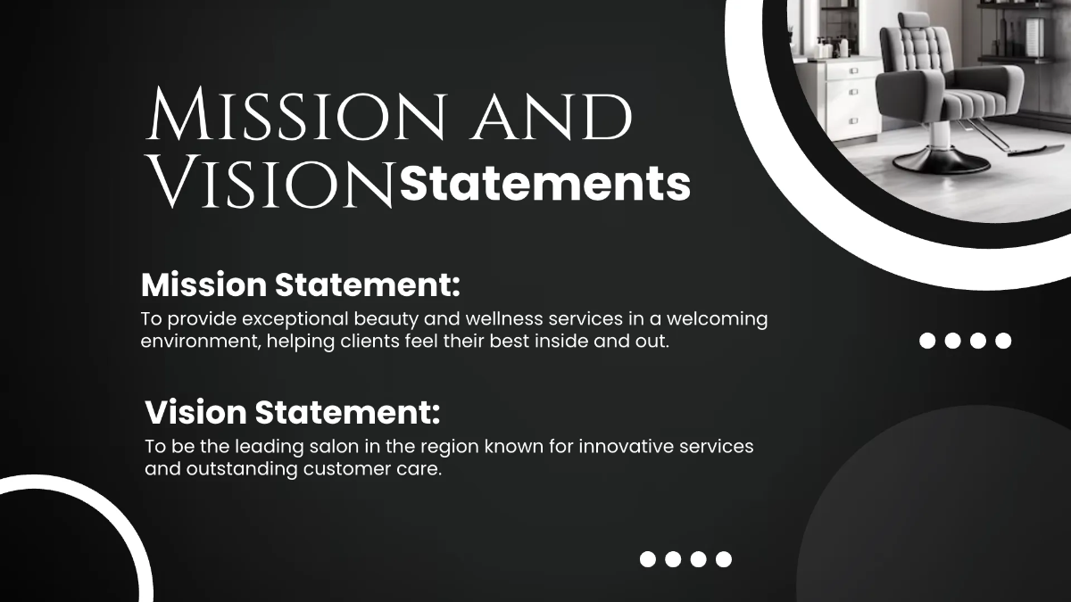 Free Salon Strategy Presentation Template to Edit Online