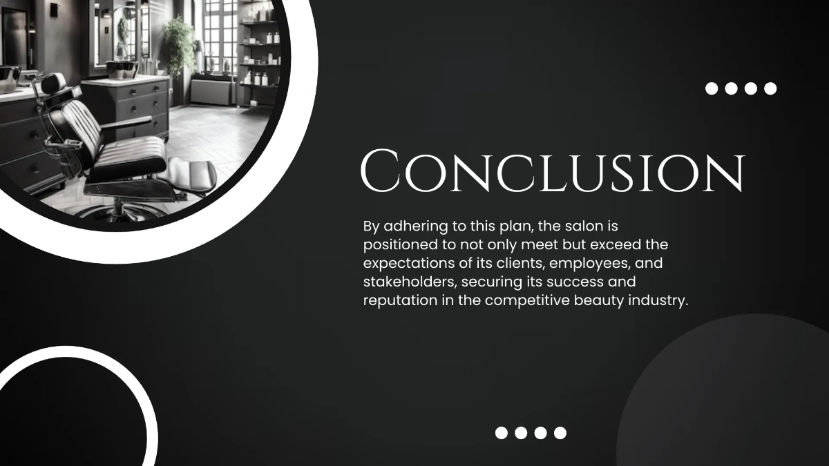 Free Salon Strategy Presentation Template to Edit Online