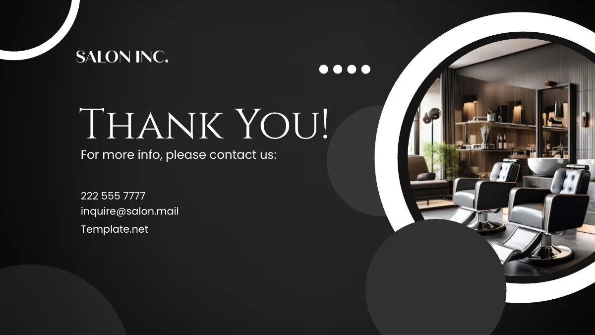 Free Salon Strategy Presentation Template to Edit Online