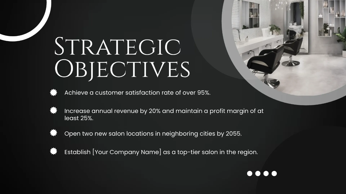 Free Salon Strategy Presentation Template to Edit Online