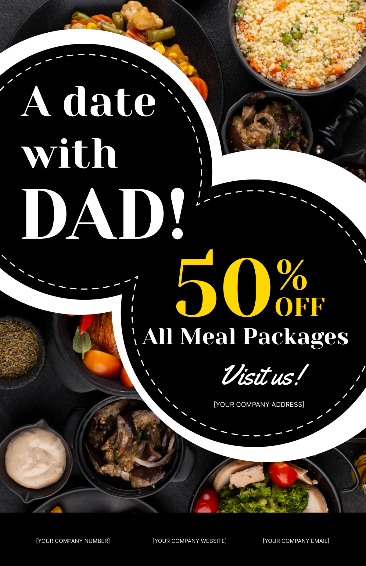 Father's Day Promotion Poster