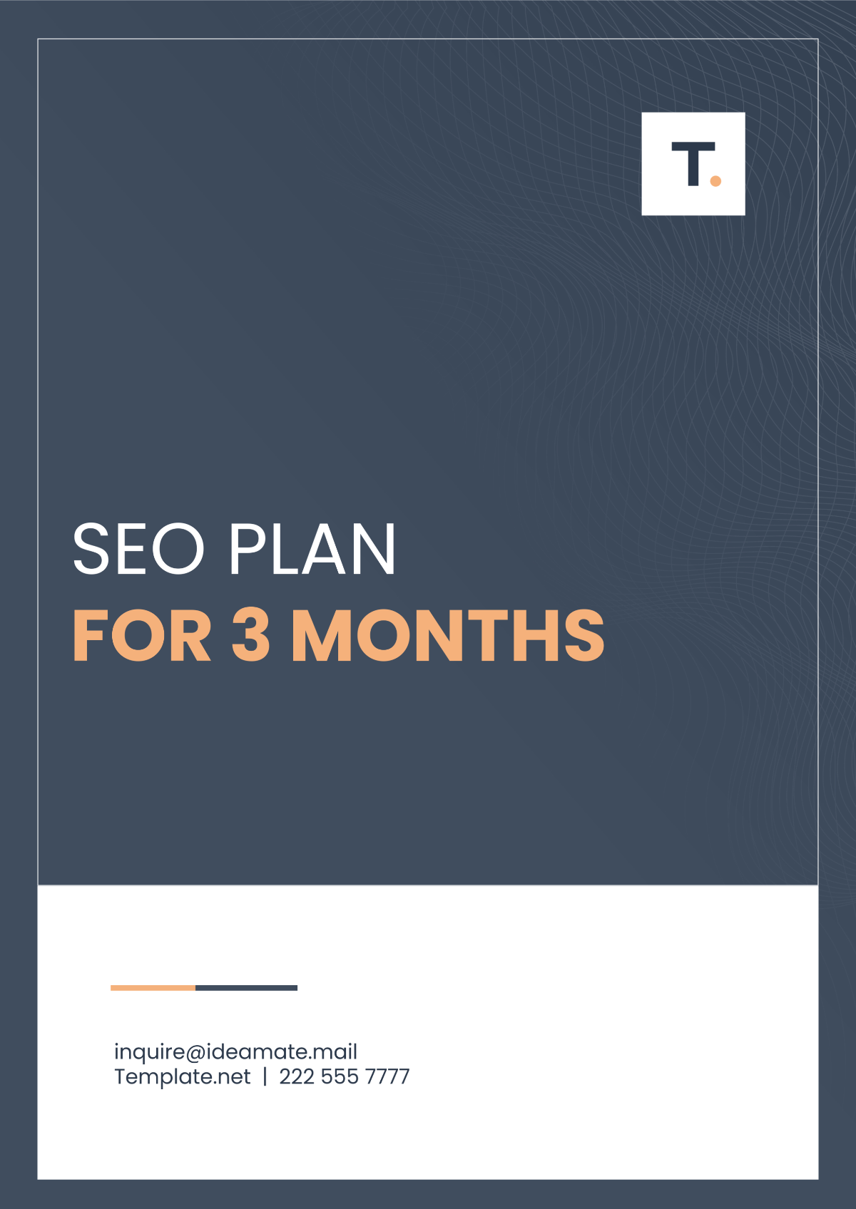 SEO Plan for 3 months Template - Edit Online & Download