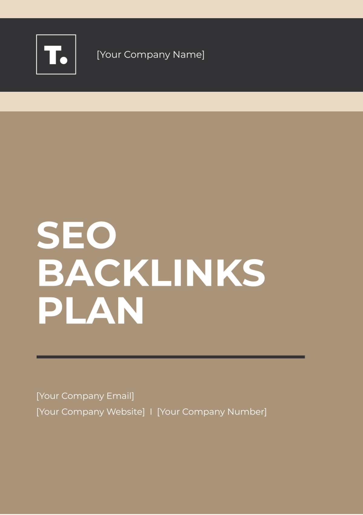 Free SEO Backlinks Plan Template