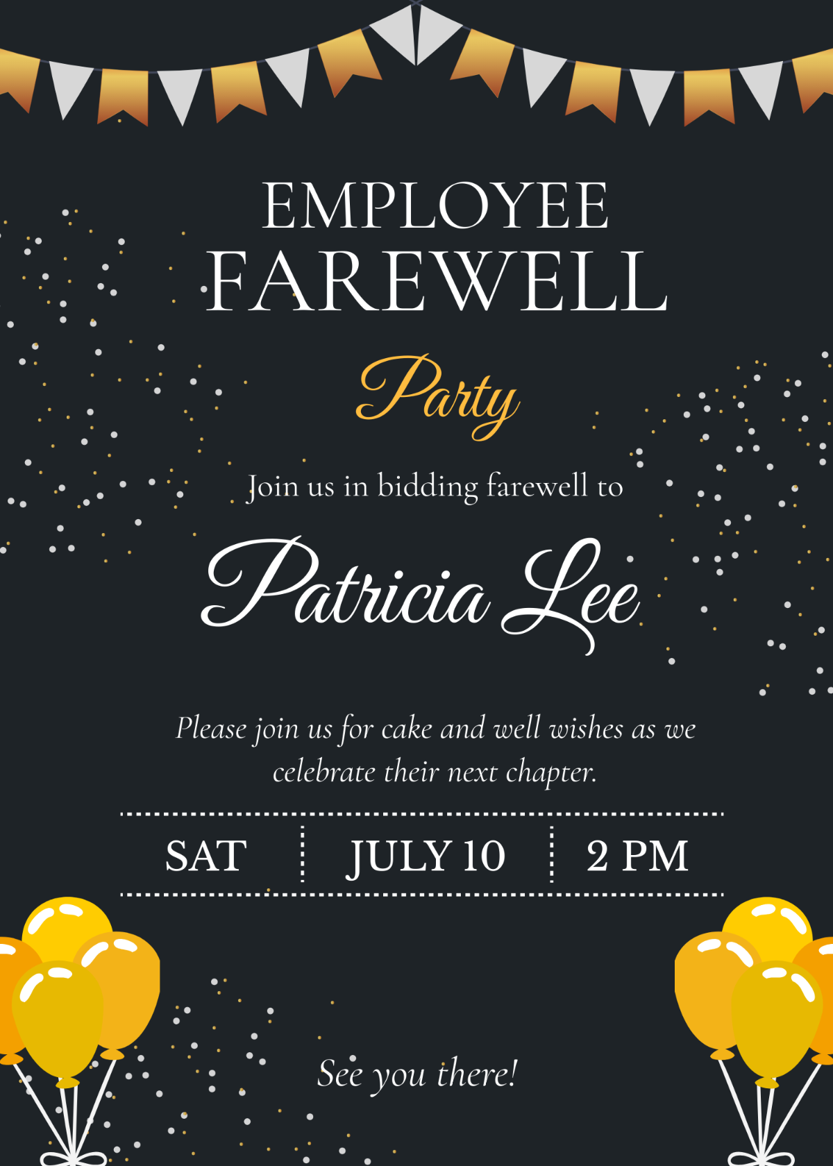 Employee Farewell Invitation