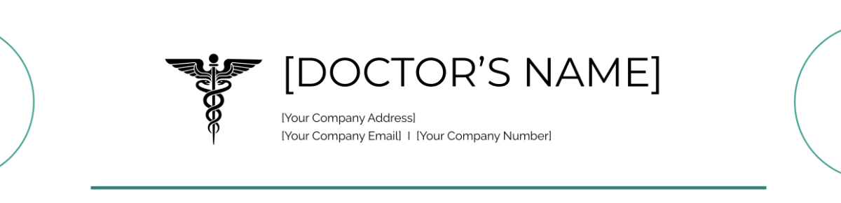 Doctor's Note Neat Header Template