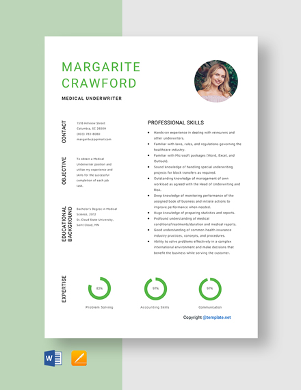 FREE Medical Resume Template - Download in Word, Google Docs ...