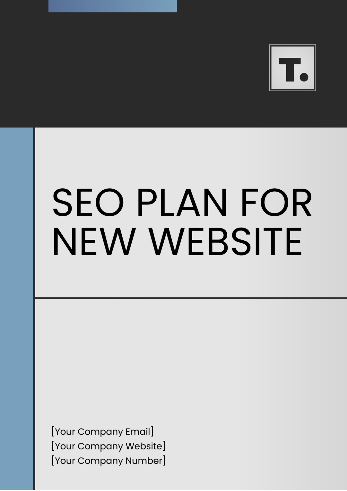 SEO Plan for New Website Template Edit Online Download Example