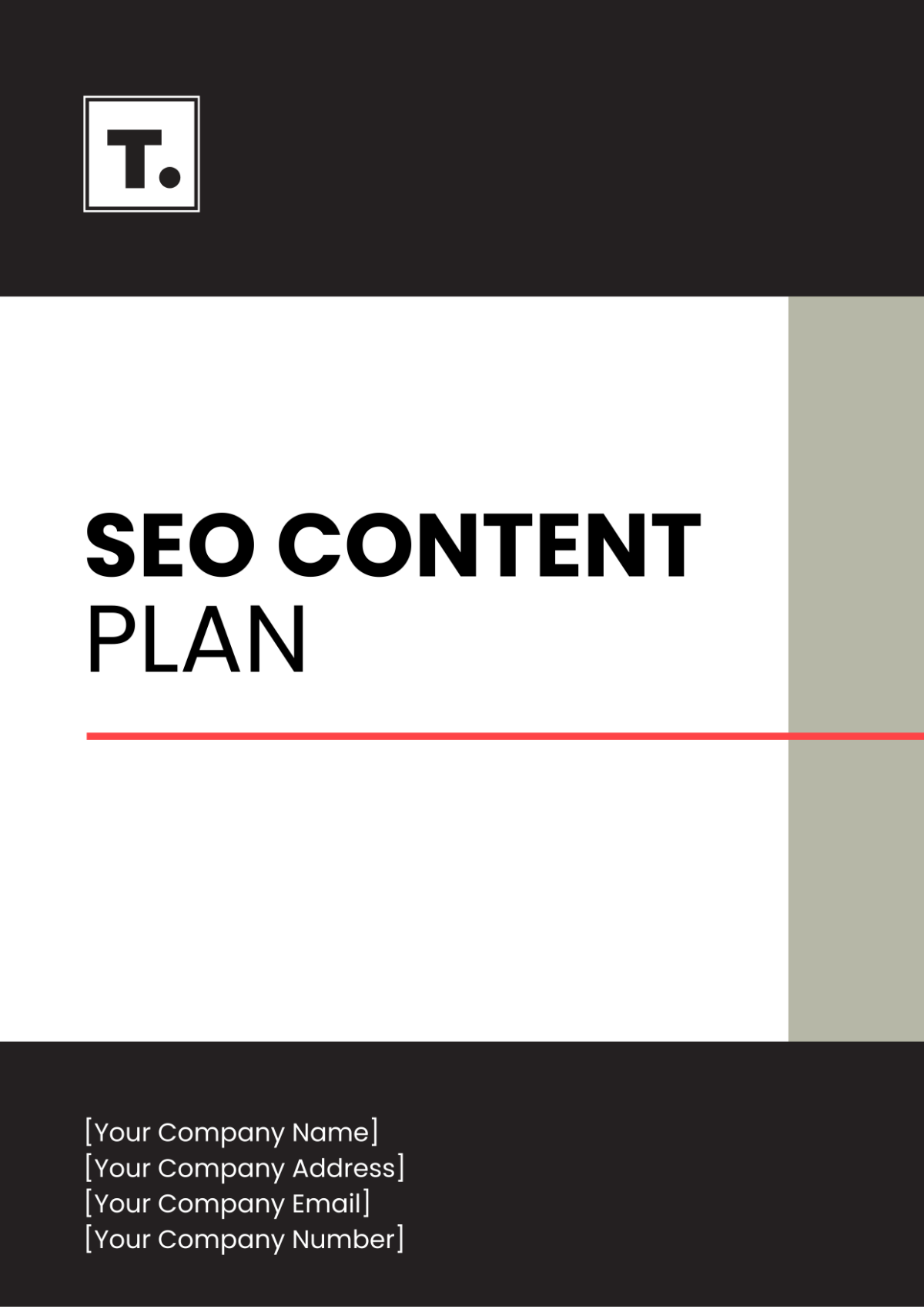 Free SEO Content Plan Template