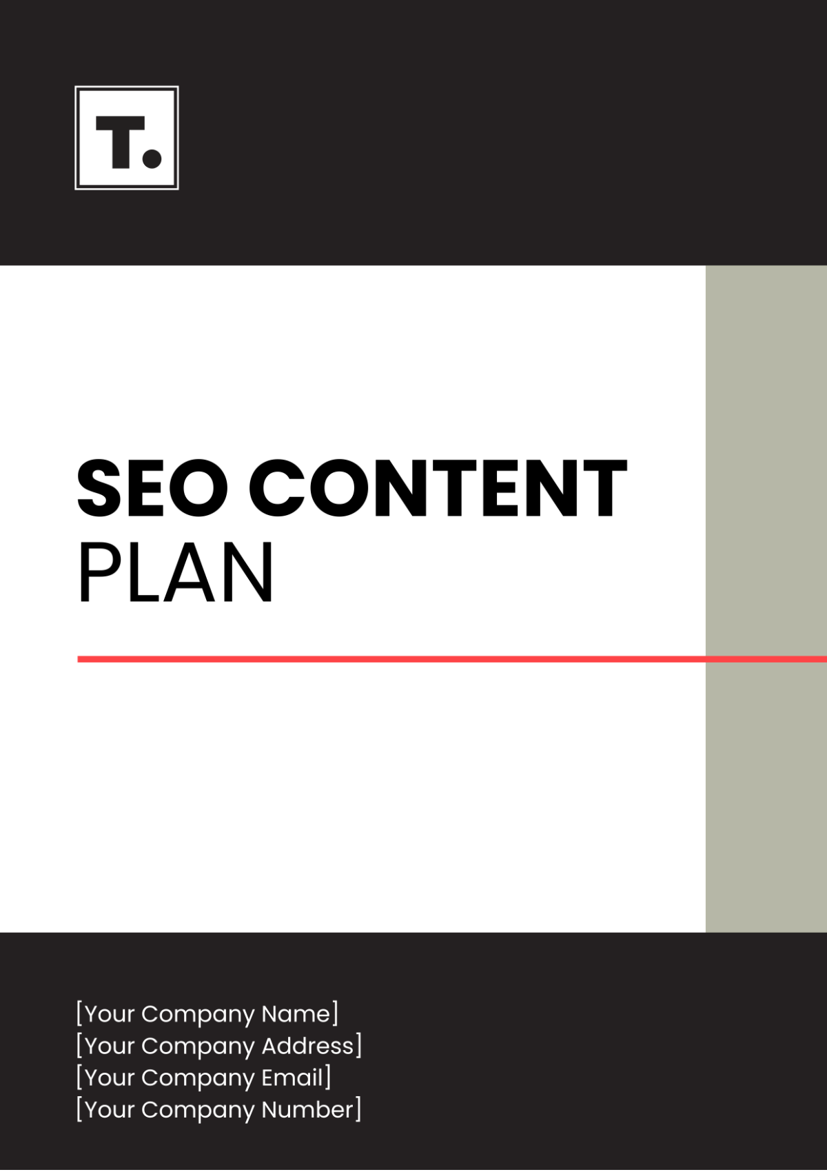 SEO Content Plan Template - Edit Online & Download