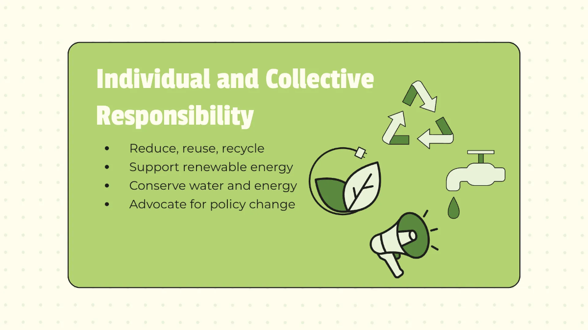 Free World Environment Day Speech Presentation Template to Edit Online