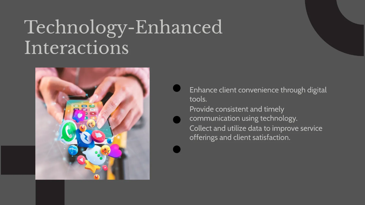 Free Salon Client Engagement Presentation Template to Edit Online