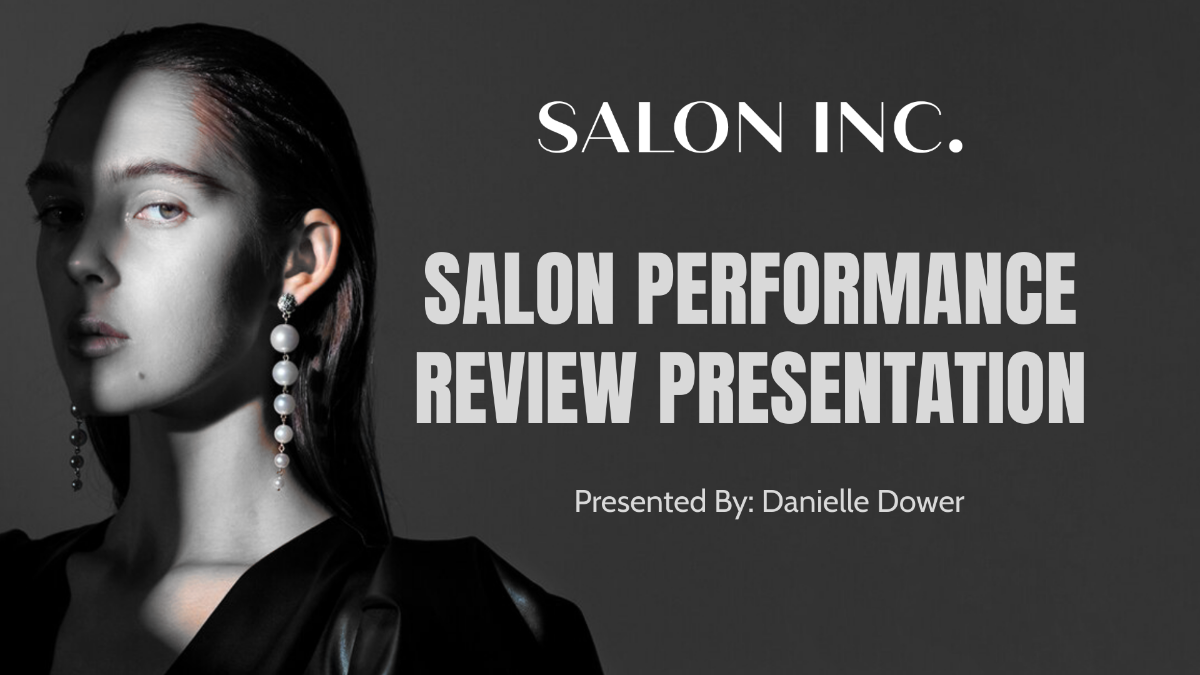 Salon Performance Review Presentation