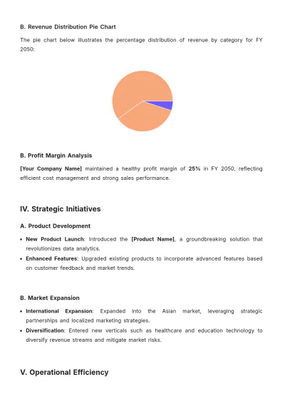 Free Basic Business Report Template to Edit Online
