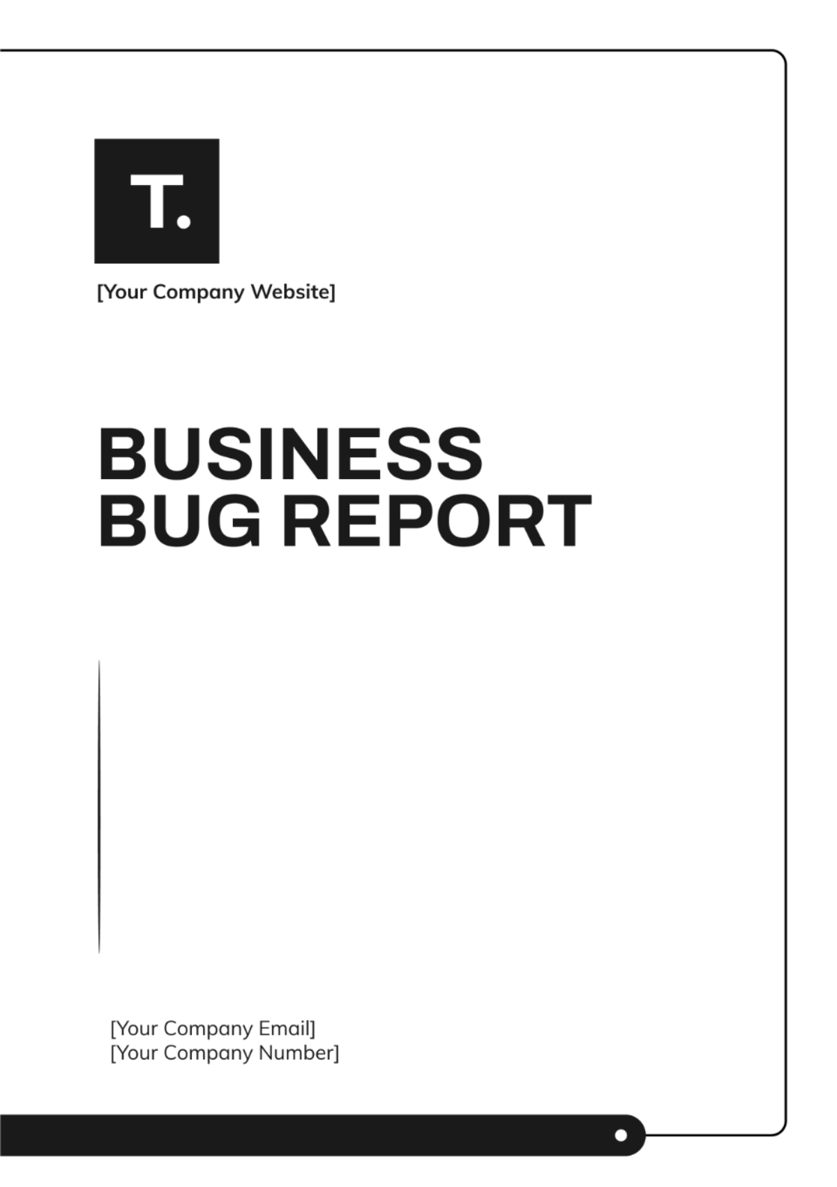 Business Bug Report Template - Edit Online & Download