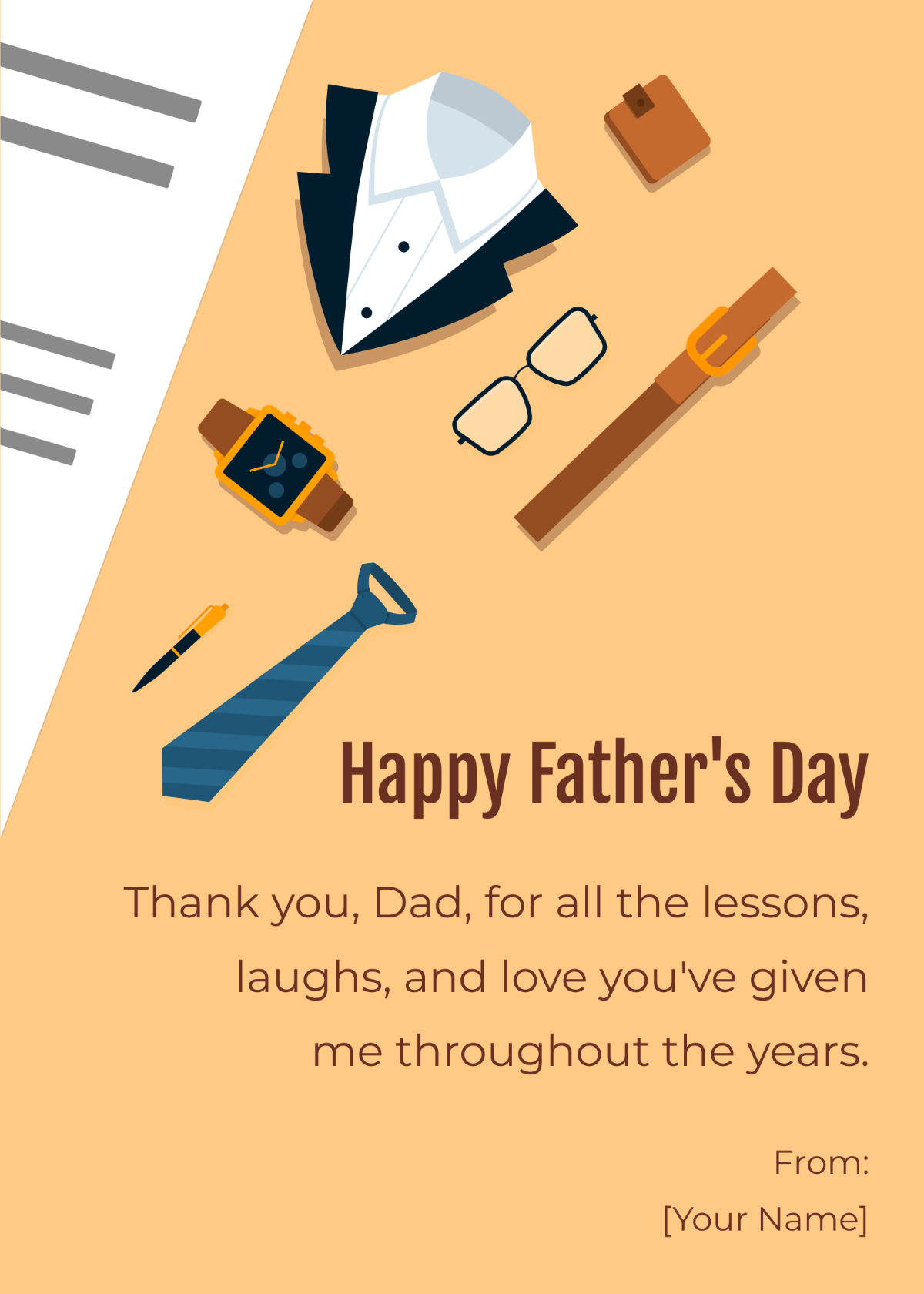 Father's Day Gratitude Message