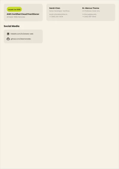 Free Web Developer Fresher ATS Resume Template, AI Resume Builder