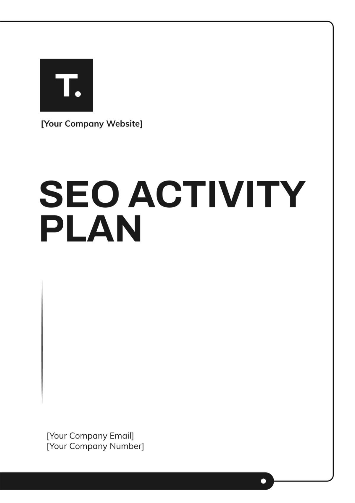 Free SEO Activity Plan Template