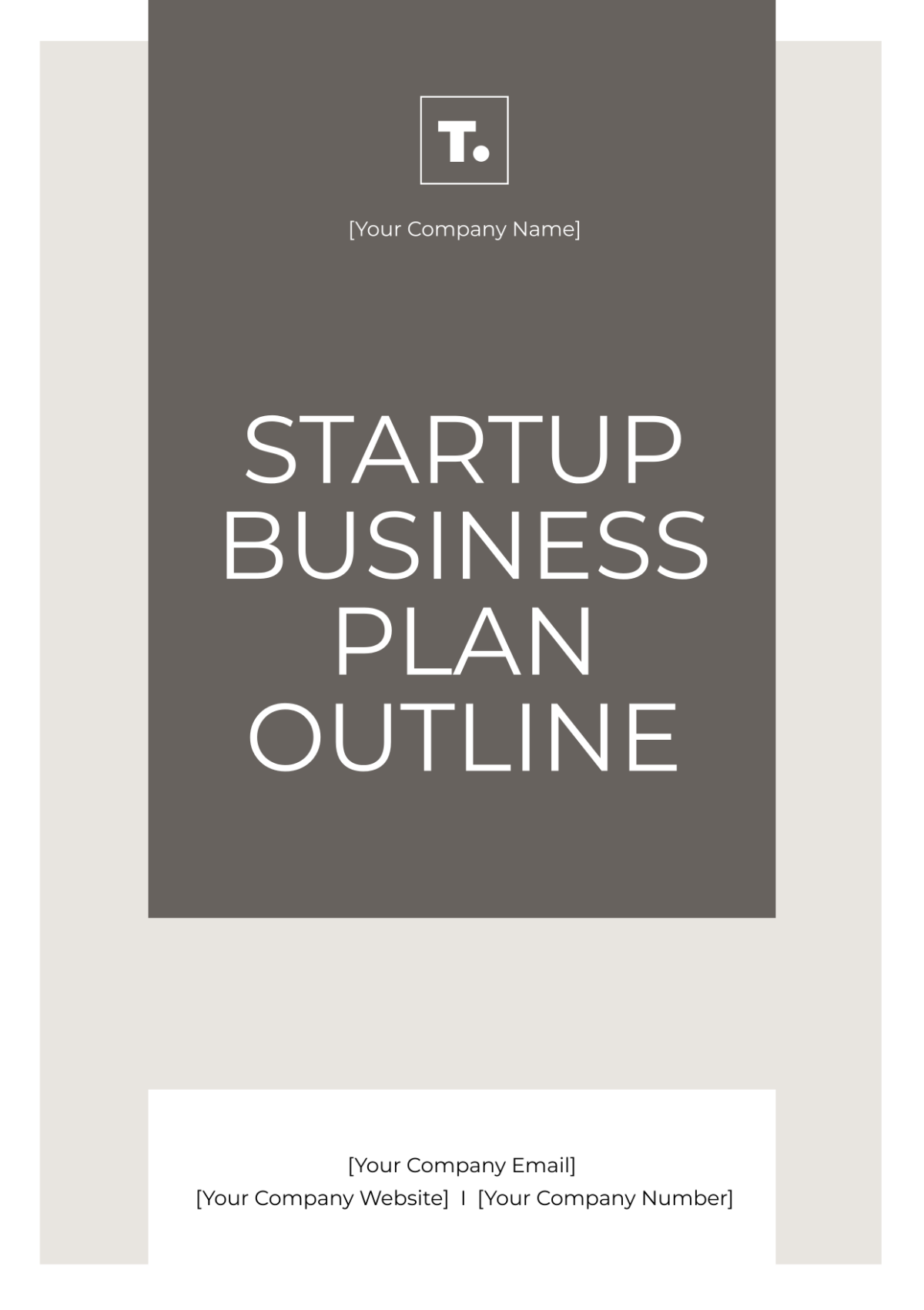 Free Startup Business Plan Outline Template