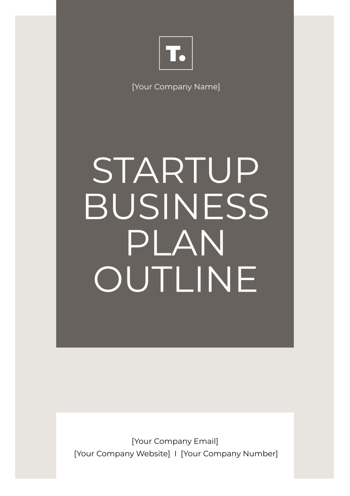 Startup Business Plan Outline Template - Edit Online & Download