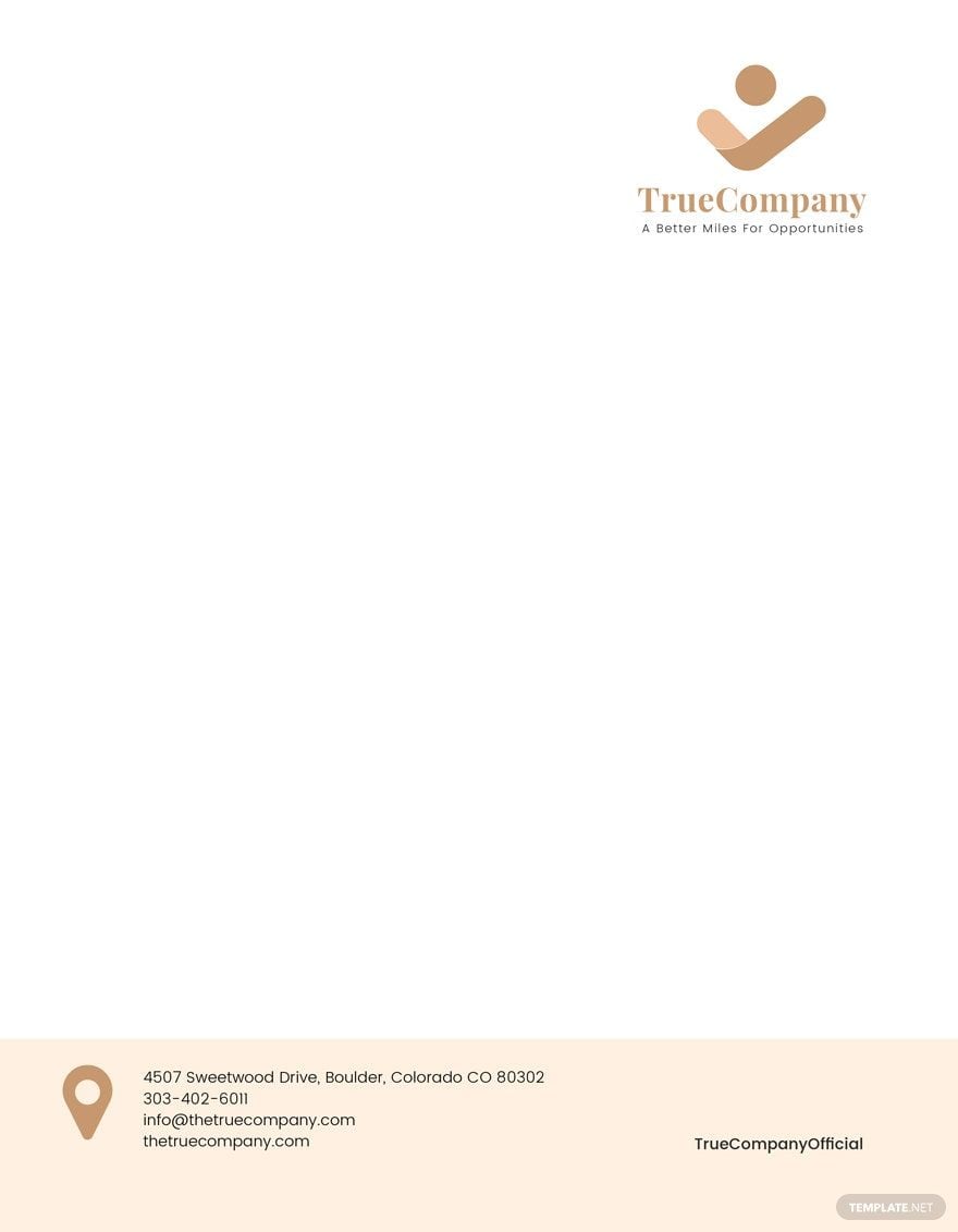 Corporate Letterhead Template in Word, Illustrator, PSD, Apple Pages, Publisher