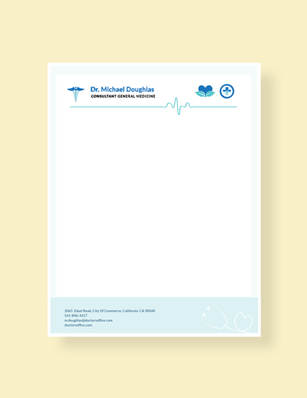 free doctor letterhead format template download 49 letterheads in download letterhead
