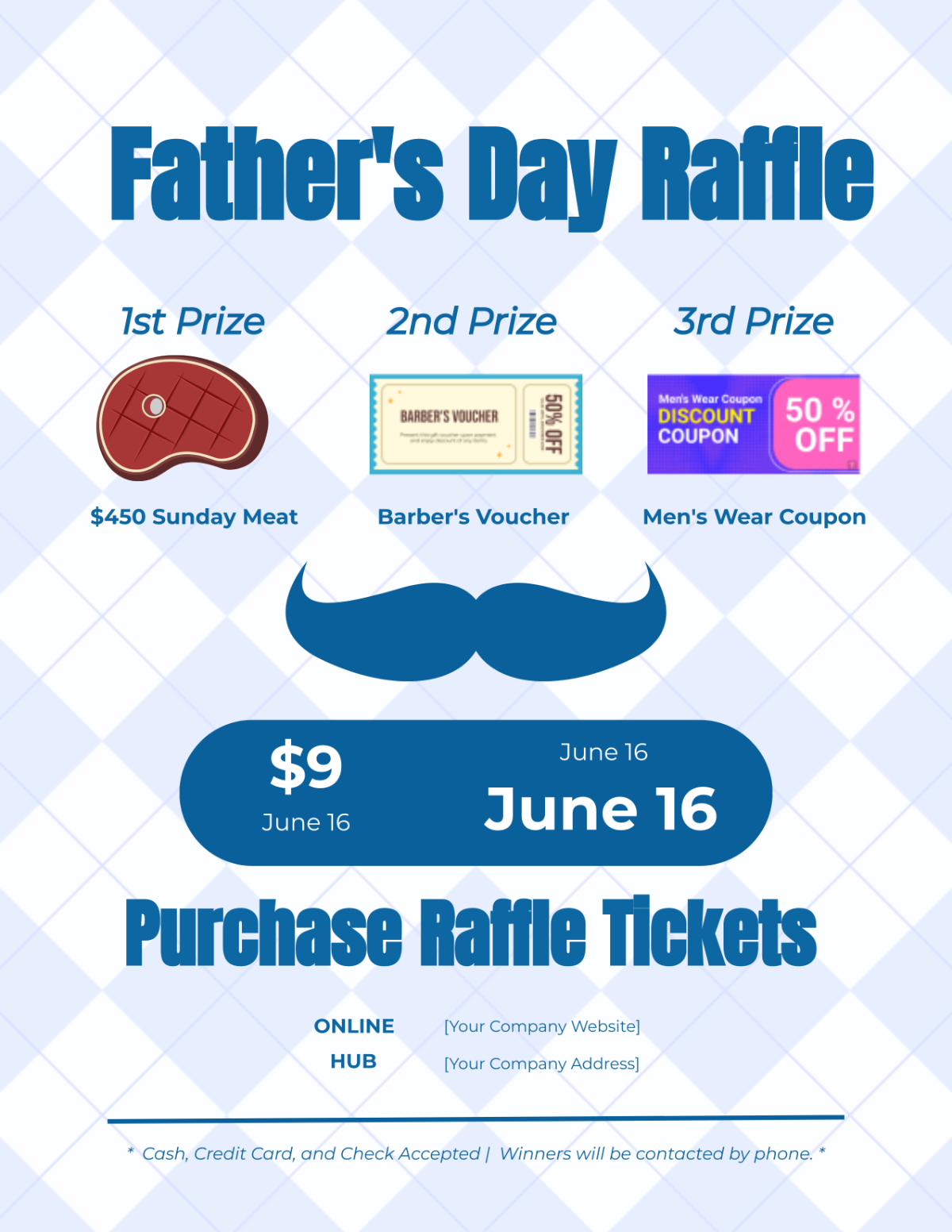 Father's Day Raffle Flyer