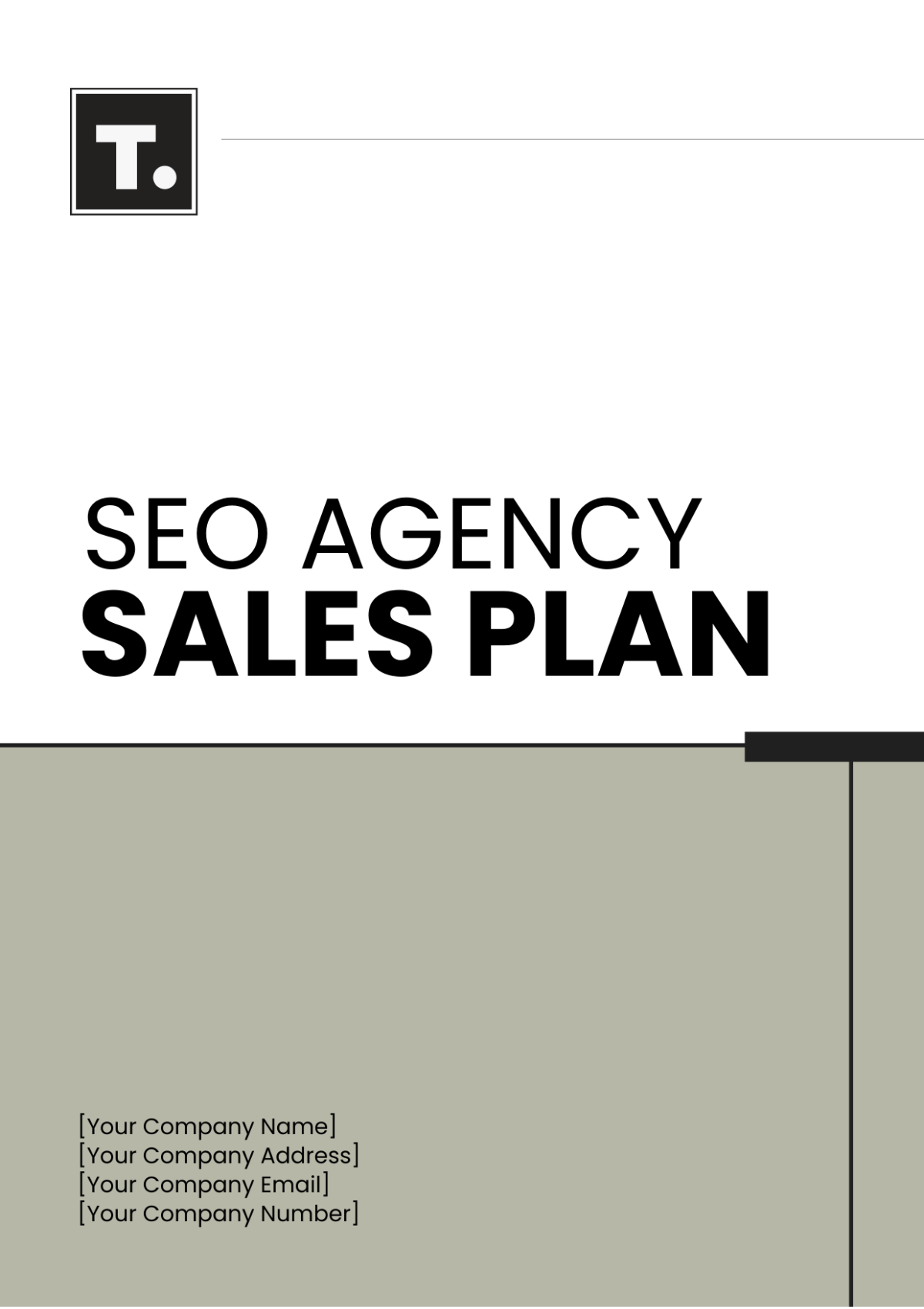 Free SEO Agency Sales Plan Template