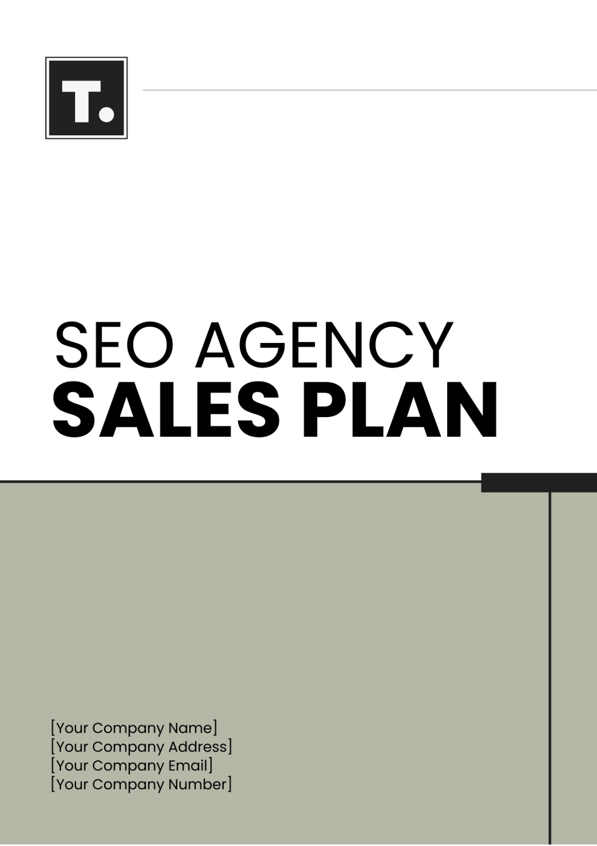 SEO Agency Sales Plan Template - Edit Online & Download