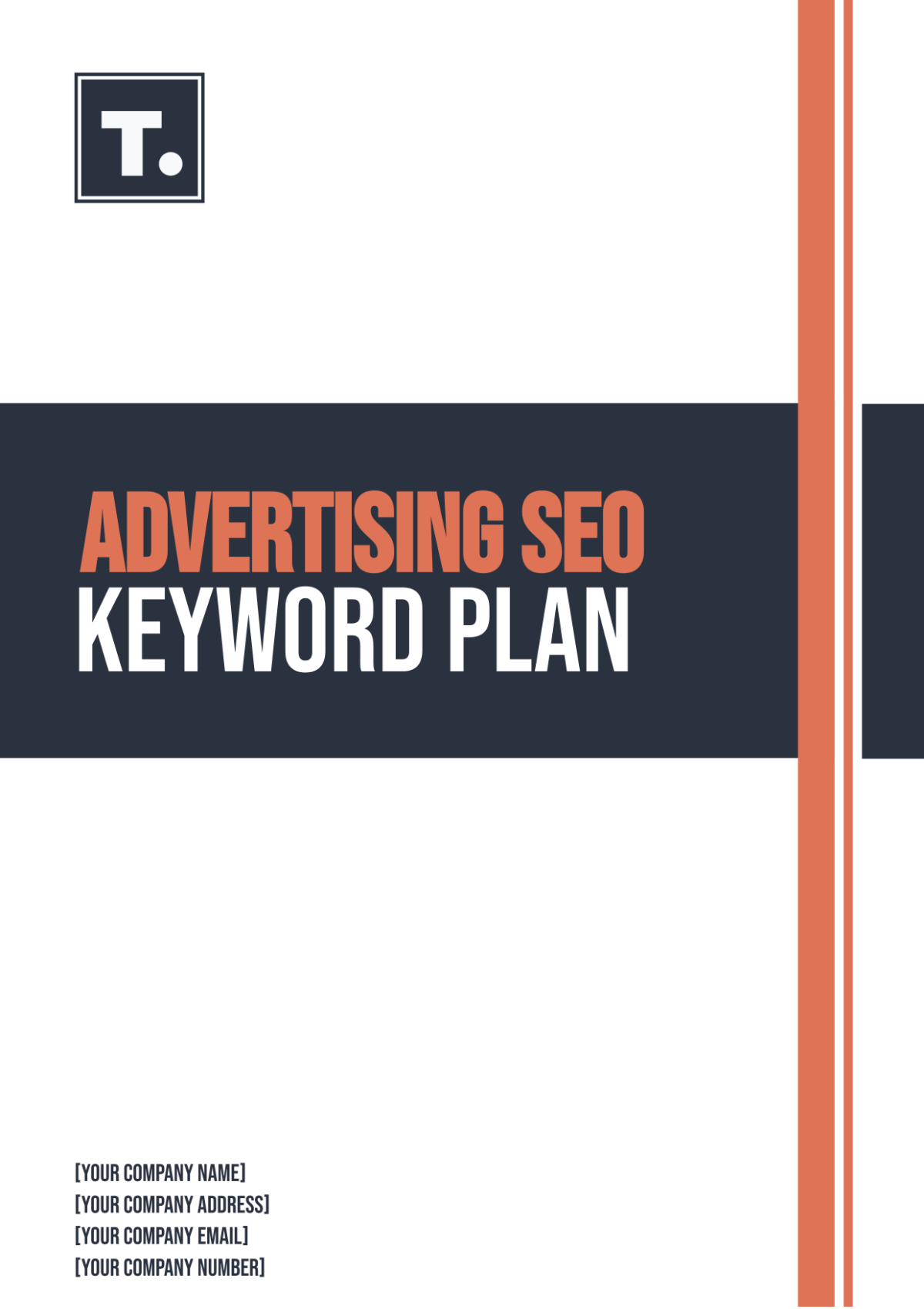 Advertising SEO Keyword Plan Template - Edit Online & Download