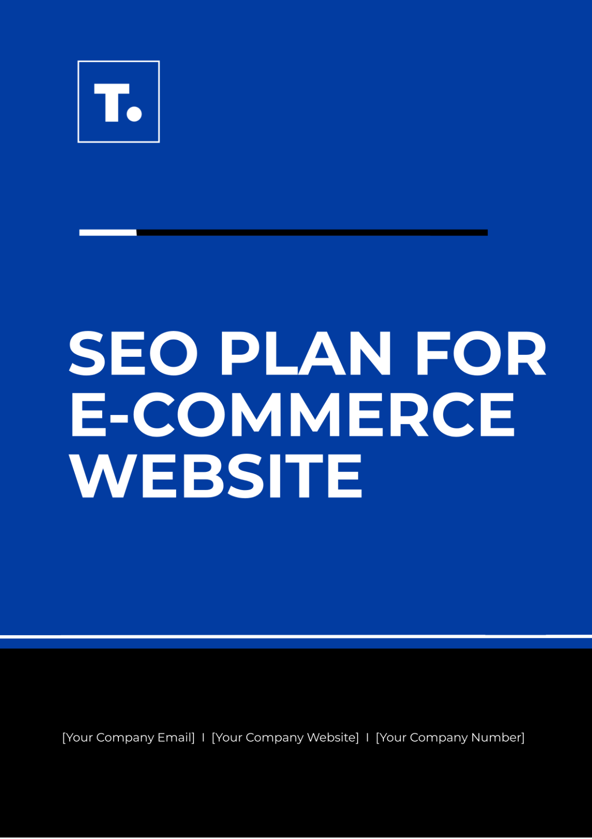 SEO Plan for Ecommerce Website Template - Edit Online & Download