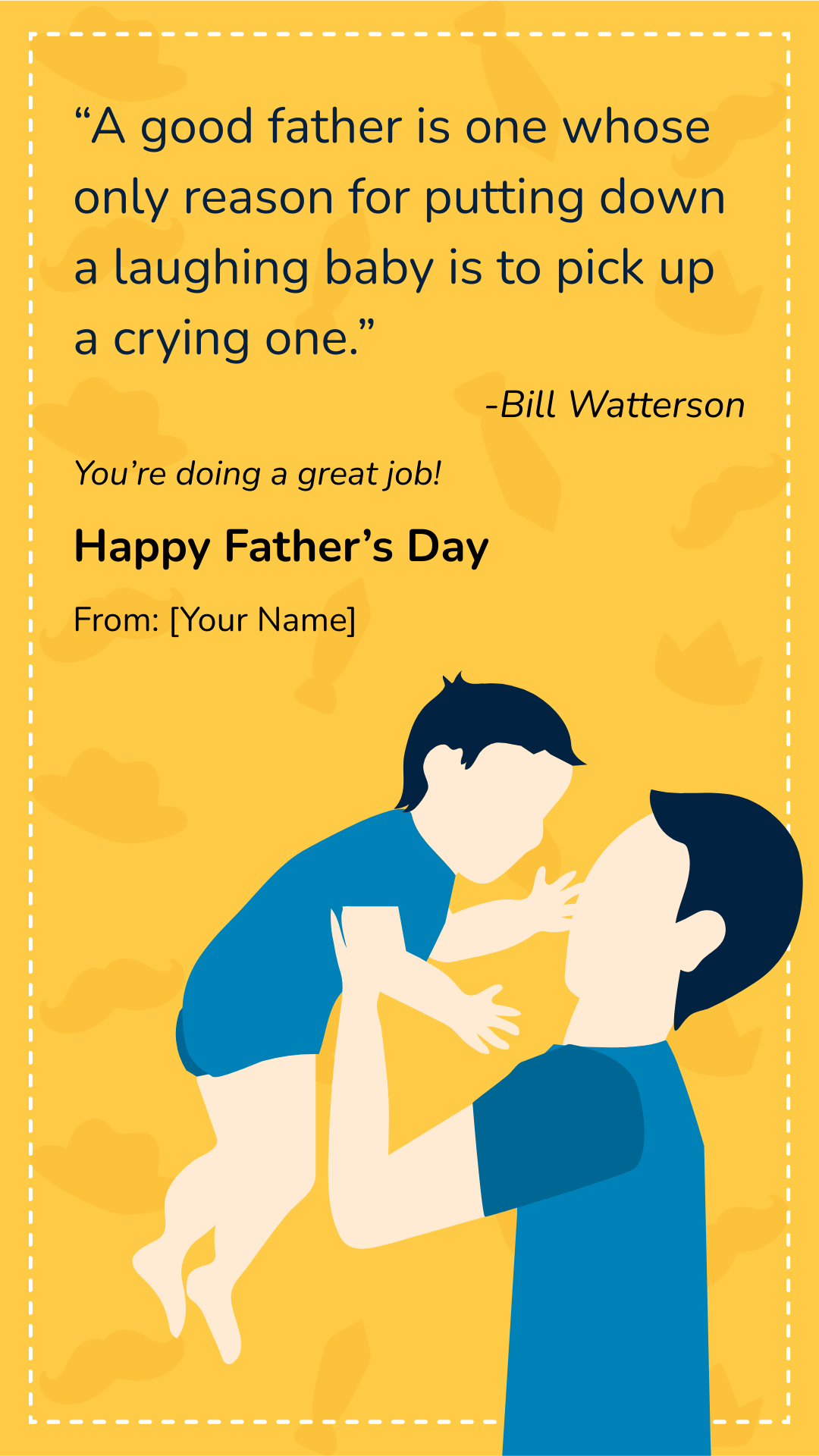 Father's Day Card Quote